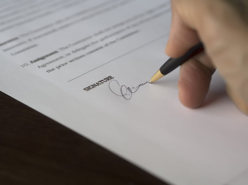 Illustration of a legal document representing an early lease termination clause.