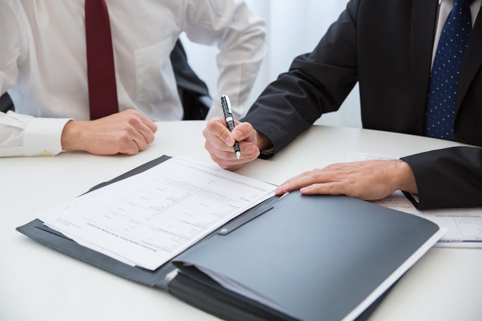 A realistic image of a person signing a lease agreement as a co-signer