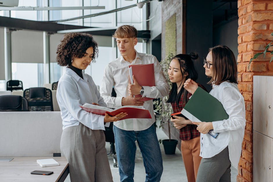 A group of people discussing property management